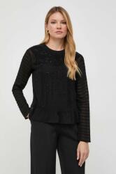 TWINSET bluza femei, culoarea negru, cu imprimeu 9BYX-BDD08J_99X