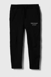 Abercrombie & Fitch pantaloni de trening pentru copii culoarea negru, neted 9BYX-SPB02S_99X