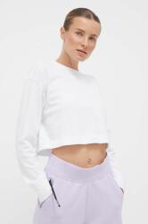 Calvin Klein longsleeve femei, culoarea alb 9BYX-BUD0EP_00X