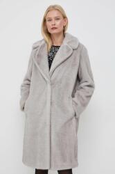 GUESS palton femei, culoarea gri, de tranzitie 9BYX-KPD0A9_09X