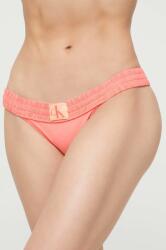 Calvin Klein bikini brazilieni culoarea portocaliu PPYX-BID082_22X