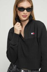 Tommy Hilfiger pulover femei, culoarea negru, cu turtleneck 9BYX-SWD12H_99X