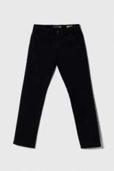 GUESS pantaloni copii culoarea albastru marin, neted 9BYX-SPB004_59X