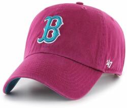 47 brand 47brand șapcă de baseball din bumbac MLB Boston Red Sox culoarea bordo, cu imprimeu 99KK-CAU1YG_93X