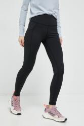 Columbia leggins sport Windgates femei, culoarea negru, modelator PPYX-LGD0AZ_99X