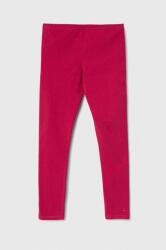 United Colors of Benetton leggins copii culoarea roz, neted 9BYX-LGG04S_43X