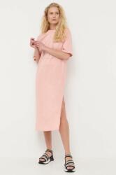 Giorgio Armani rochie culoarea roz, maxi, oversize PPYY-SUD02C_30X