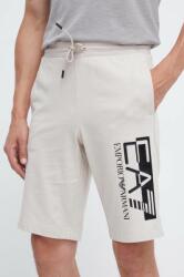 EA7 Emporio Armani pantaloni scurti din bumbac culoarea argintiu 9BYX-SZM01D_80X