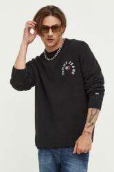 Tommy Hilfiger pulover barbati, culoarea negru 9BYX-SWM019_99X