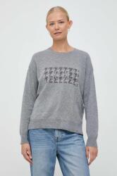 LIU JO pulover din amestec de lana femei, culoarea gri, light 9BYX-SWD0C1_90B