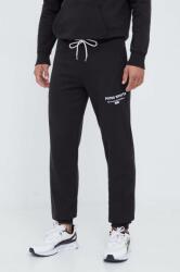 PUMA pantaloni de trening din bumbac culoarea negru, cu imprimeu 9BYX-SPM0C4_99X