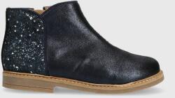 Pom D'api cizme din piele intoarsa pentru copii RETRO BACK culoarea albastru marin 9BYX-OBG14R_59X