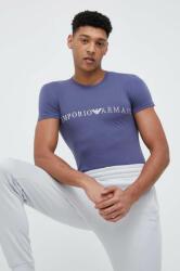 Emporio Armani Underwear tricou lounge culoarea albastru marin, modelator PPYX-TSM0R5_59X