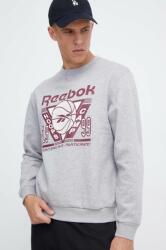 Reebok bluza Basketball barbati, culoarea gri, cu imprimeu 9BYX-BLM16G_90X