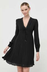 LIU JO rochie culoarea negru, mini, evazati 9BYX-SUD0S1_99X