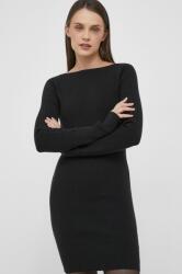 Calvin Klein rochie culoarea negru, mini, mulata 9BYX-SUD1I7_99X