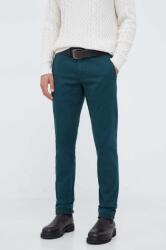 Pepe Jeans pantaloni barbati, culoarea verde, cu fason chinos 9BYX-SPM0DZ_77X