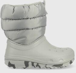 Crocs cizme de iarna copii culoarea gri 9BYY-OBB0N6_09X