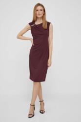 Ralph Lauren rochie culoarea bordo, mini, mulata PPYX-SUD0ED_83X