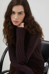Lovechild pulover din amestec de lana femei, culoarea maro, light, cu turtleneck 9BYX-SWD1H0_89X