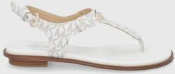 MICHAEL Michael Kors sandale Mk Plate Thong femei, culoarea bej PPYY-OBD3B5_01X