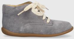 Pom D'api pantofi din piele intoarsa pentru copii STAND-UP DERBY culoarea violet 9BYX-OBK180_45X