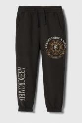 Abercrombie & Fitch pantaloni de trening pentru copii culoarea gri, cu imprimeu 9BYX-SPB02R_90X