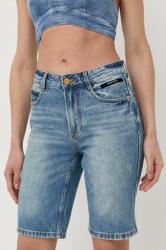 Miss Sixty pantaloni scurti jeans femei, neted, high waist PPYX-SZD0ZB_55J