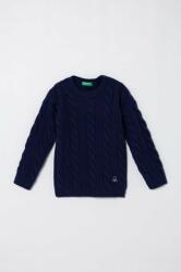 Benetton pulover de lână pentru copii culoarea albastru marin, light 9BYX-SWK02D_59X