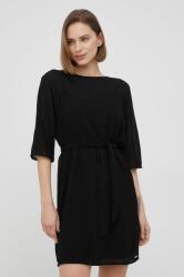 Giorgio Armani rochie culoarea negru, mini, drept PPYY-SUD02F_99X