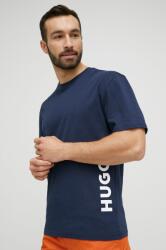 Hugo tricou de plajă culoarea bleumarin, cu imprimeu 50493727 PPYX-TSM1NK_59X