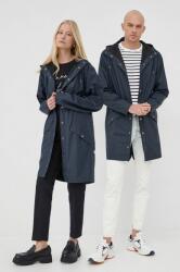 RAINS geacă 12020 Long Jacket culoarea bleumarin, de tranziție 12020.47-Navy PPYY-KUU00E_59X