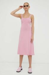 Remain rochie culoarea roz, mini, mulata PPYX-SUD26I_30X
