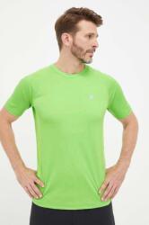 Fila tricou de alergare Ridgecrest culoarea verde, neted 9BYX-TSM0IR_71X