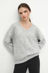 MEDICINE pulover din amestec de lana femei, culoarea gri ZBYX-SWD700_09M