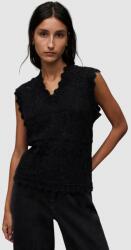 AllSaints tricou VANESSA femei, culoarea negru 9BYX-TSD1F2_99X