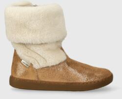 Shoo Pom cizme de iarna pentru copii din piele intoarsa culoarea maro 9BYX-OBG16B_82X