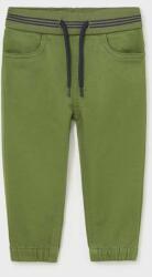 Mayoral pantaloni de trening pentru bebeluși jogger culoarea verde, neted 9BYX-SPB01M_91X