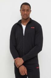 HUGO BOSS bluză lounge culoarea negru, cu imprimeu 50505128 9BYX-BLM171_99X
