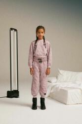 Sisley pantaloni de trening din bumbac pentru copii culoarea roz, modelator 9BYX-SPG02K_03X