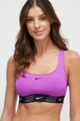 Nike sutien de baie Logo Tape culoarea violet, cupa usor rigidizata PPYX-BID1PI_45A