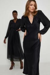 ANSWEAR rochie X limited collection NO SHAME culoarea negru, maxi, drept B9YX-SUD903_99X
