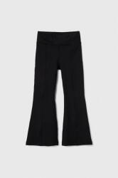 Abercrombie & Fitch pantaloni copii culoarea negru, neted 9BYX-LGG041_99X