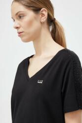 EA7 Emporio Armani tricou femei, culoarea negru PPYX-TSD0R5_99X