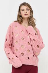 PINKO pulover de lana femei, culoarea roz, călduros 9BYX-SWD04T_30X