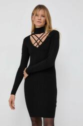 GUESS rochie culoarea negru, mini, mulata 9BYX-SUD10G_99X