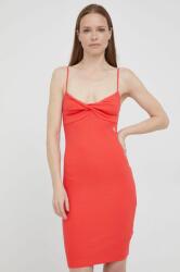 Calvin Klein rochie culoarea rosu, mini, mulata PPYY-SUD2DR_33X