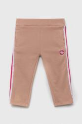 GUESS pantaloni de bumbac pentru copii culoarea roz, cu imprimeu 9BYX-SPG00O_30X