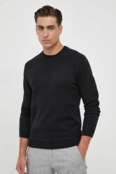 HUGO BOSS pulover din amestec de lana barbati, culoarea negru 9BYX-SWM01O_99X