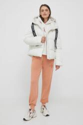 Calvin Klein Jeans geaca femei, culoarea bej, de iarna, oversize 9BYX-KUD1JS_01X